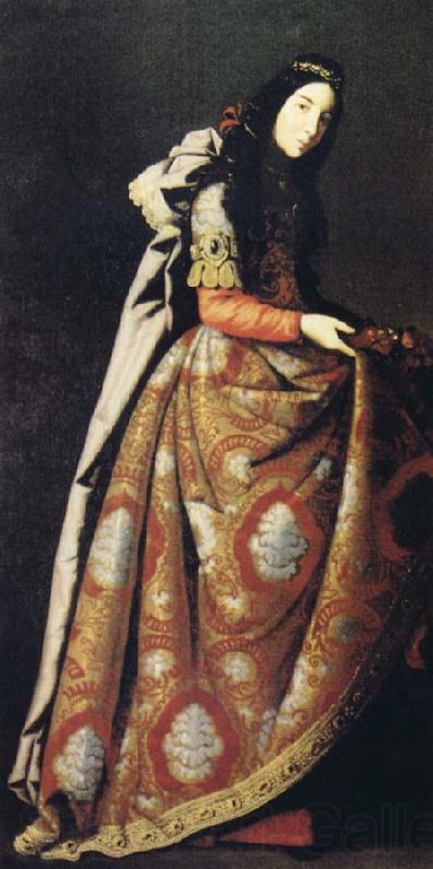 Francisco de Zurbaran Saint Casilda Spain oil painting art